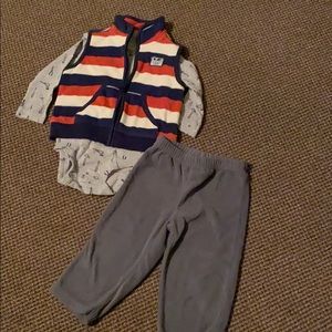 Carters 9mon daddy and son outfit